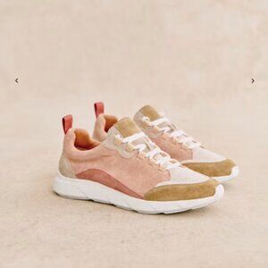 Sezane Sama Sneakers Ecru Multi - Size 36/US 6